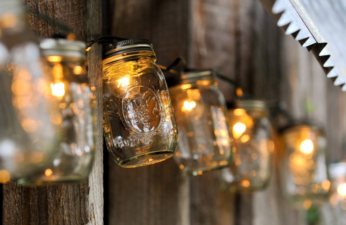 christmas light in jar DIY christmas decorations christmas decor