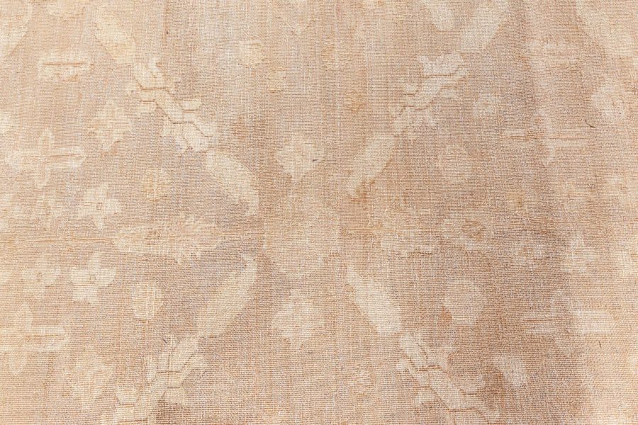 Large Indian Amritsar Botanic Brown Handmade Wool Carpet BB6364