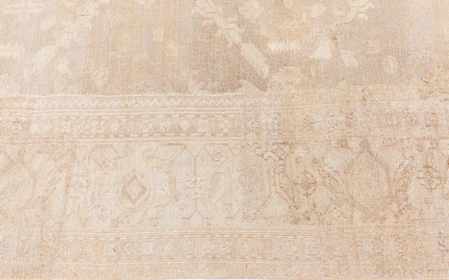 Large Indian Amritsar Botanic Brown Handmade Wool Carpet BB6364