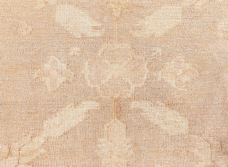 Large Indian Amritsar Botanic Brown Handmade Wool Carpet BB6364