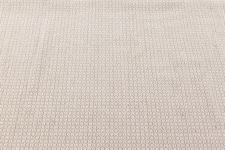 Doris Leslie Blau Collection Contemporary Beige Flat-Weave Wool Rug N10796