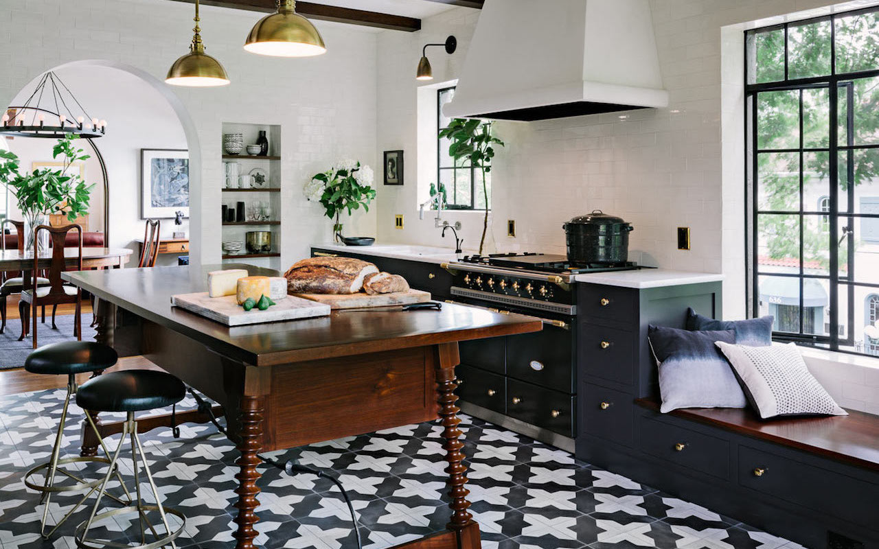 interior design decor trends 2017 tiles floor in dining room