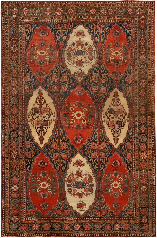 Persian antique rug, farmhouse kitchen, rustic dining room