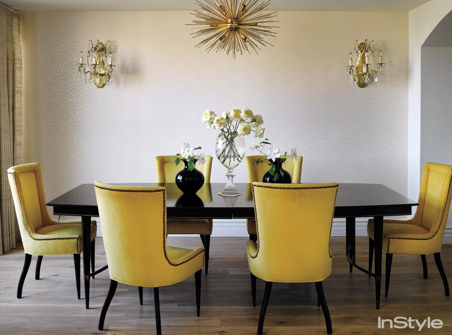 lauren conrad interior decor, yellow chair, elegant living room, modern living room, modern interior decor, elegant interior