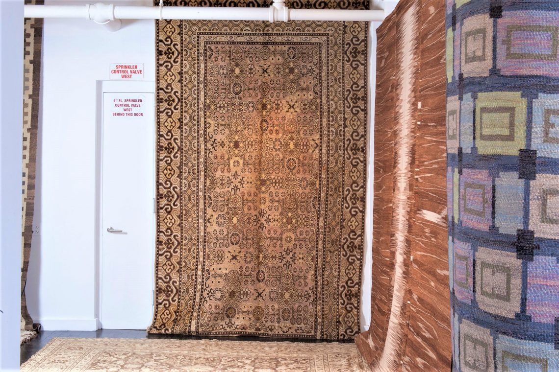 doris leslie blau pop up store antique rugs new york city vintage rugs