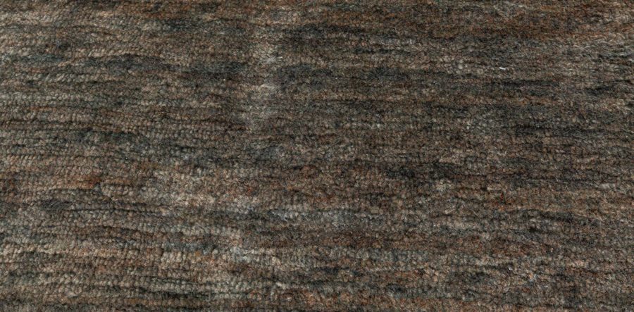 Doris Leslie Blau Collection Custom Brown Hand Knotted Hemp Carpet N11559