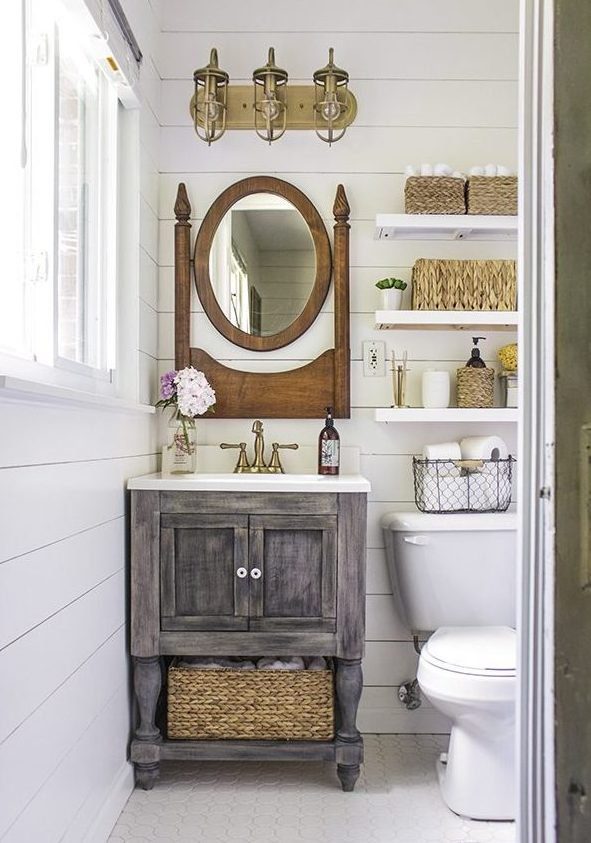 5 Easy Ways To Style a Modern Farmhouse Bathroom 5 Easy Ways To Style a Modern Farmhouse Bathroom