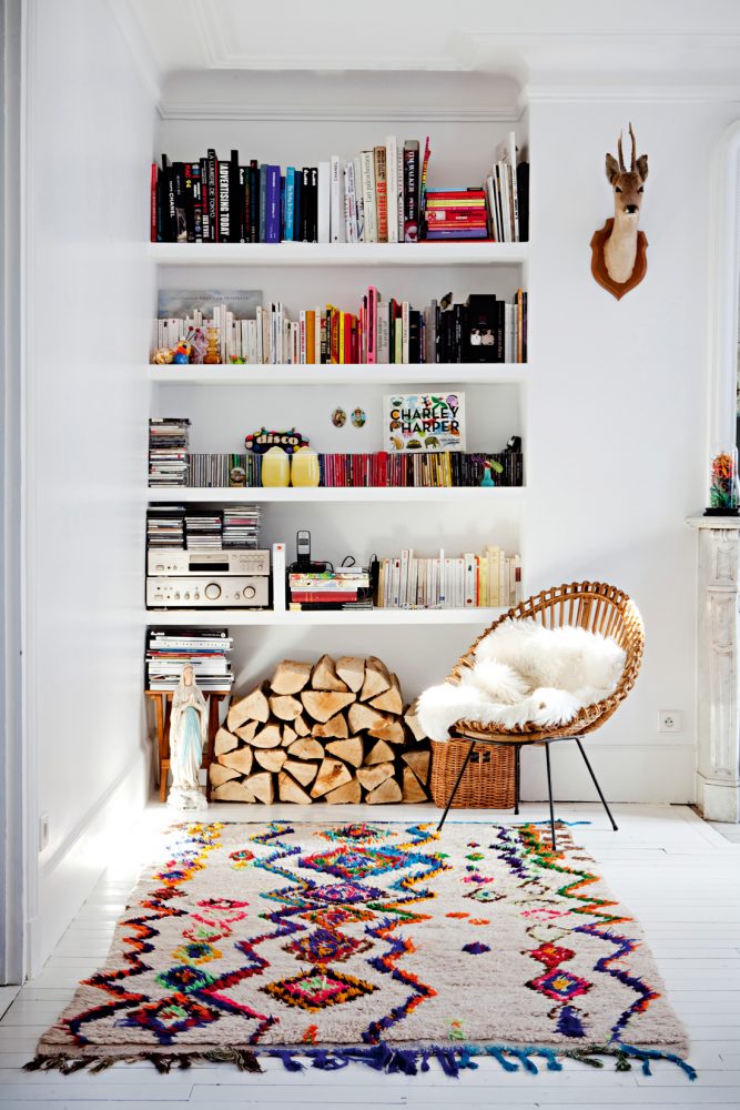 Boucherouite Rugs, Moroccan rug, boho interior decorating