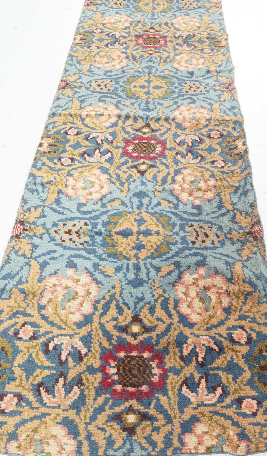 Authentic 1900s William Morris Botanic Fragment Runner BB6443