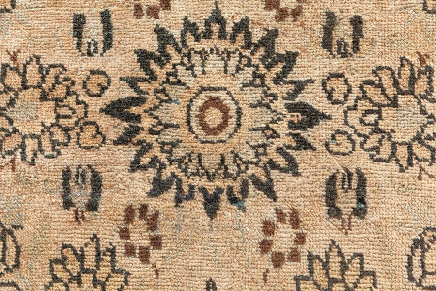 Authentic Persian Tabriz Botanic Hand Knotted Wool Rug BB6473