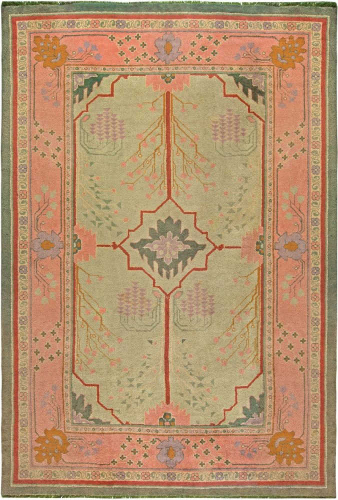victorian-home-decor,-modern-victorian-living-room-(10) arts & crafts vintage rug by doris leslie blau, victorian decor
