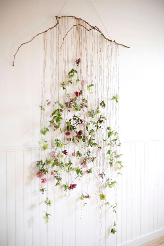 hanging-wall-florals-DIY-project hanging-wall-florals-DIY-project