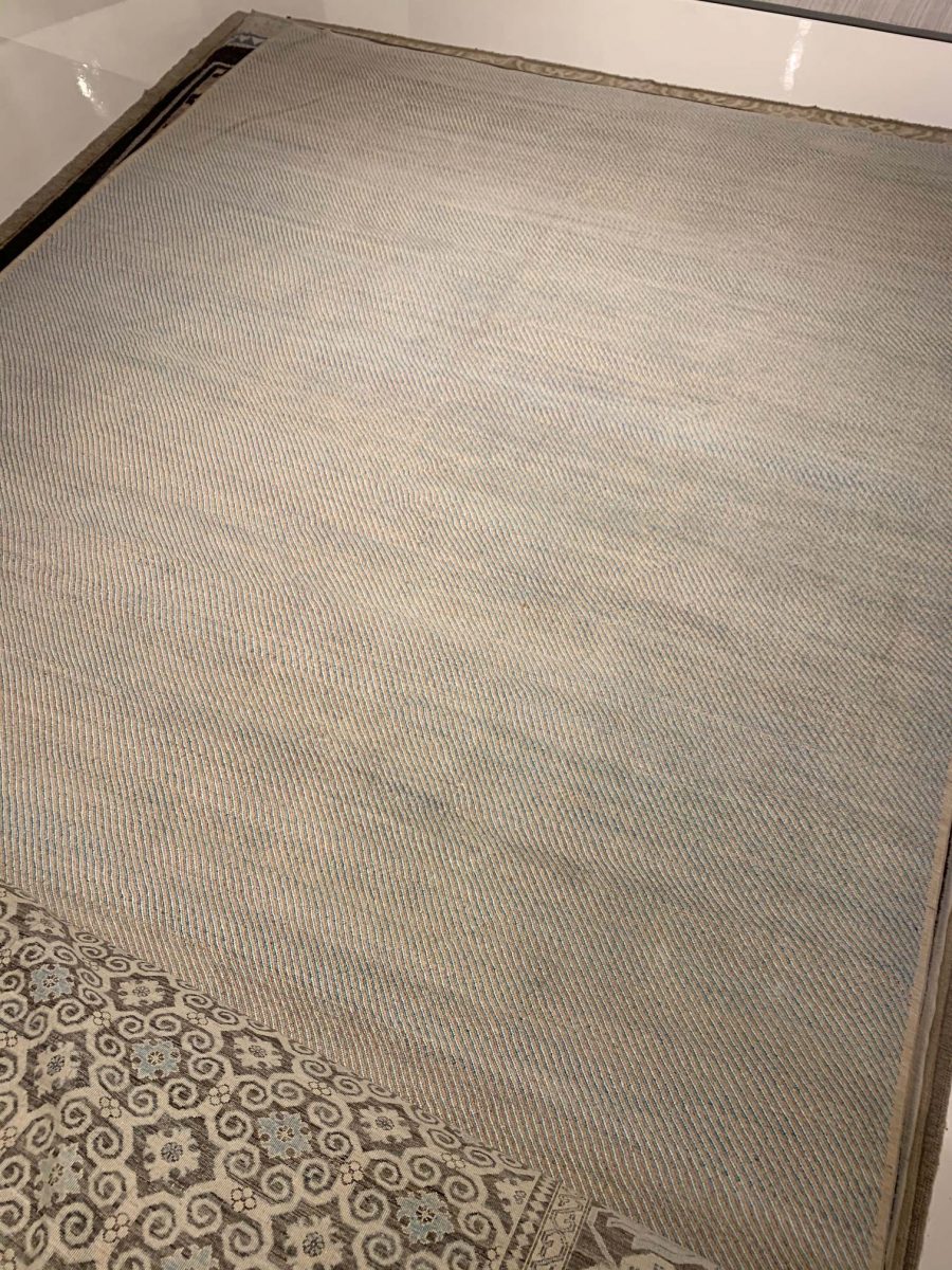 Doris Leslie Blau Collection Contemporary Rug in Beige and Blue N11714