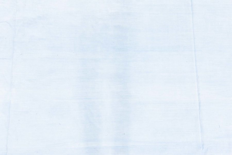 Mid-20th Century Blue Indian Dhurrie Handwoven Cotton Rug BB6534