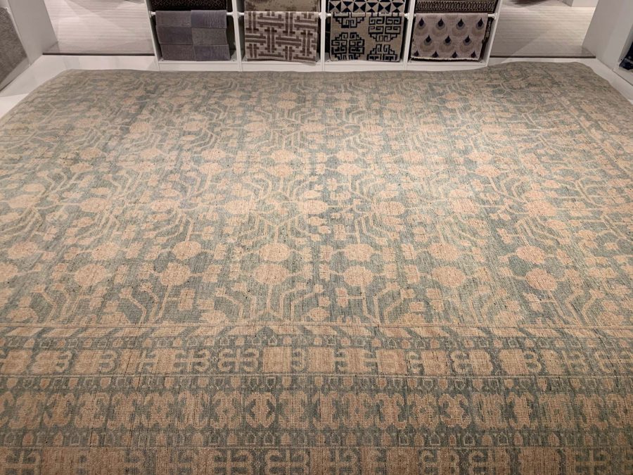 Modern Samarkand Style Botanic Design Rug, Doris Leslie Blau Collection N11744