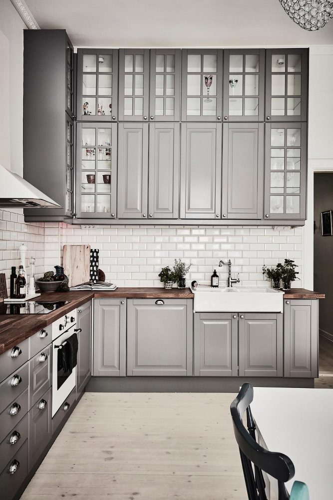 interior-decor-trends-2018-grey-kitchen-cabinets-grey-kitchen.