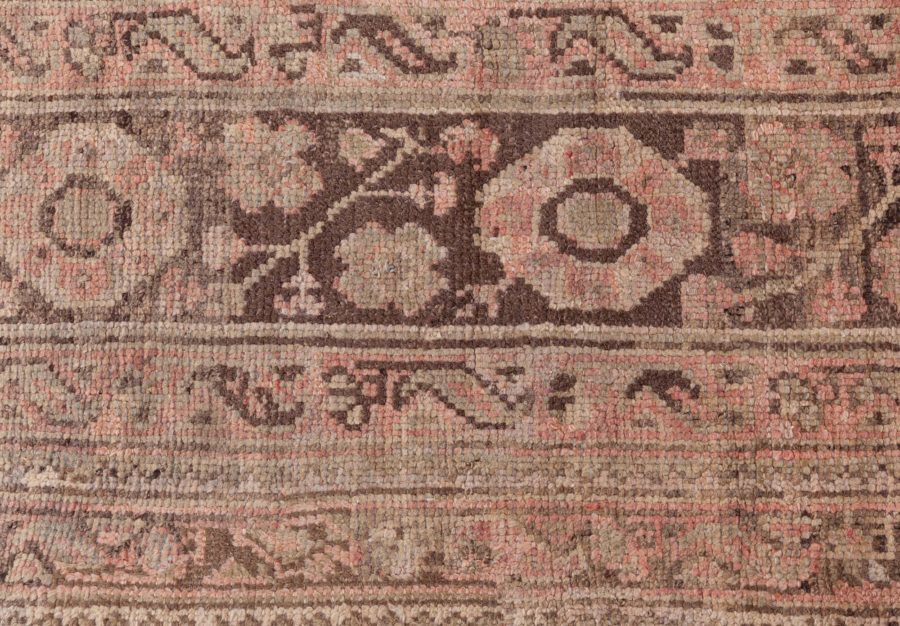 1900s Turkish Oushak Hand-Dyed Wool Rug BB6586