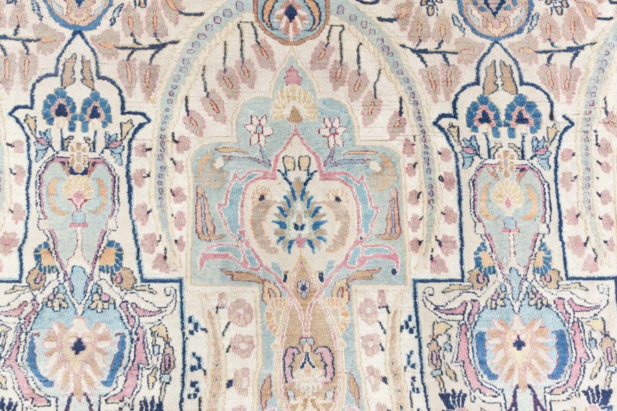 Antique Persian Khorassan Hand Knotted Wool Rug BB6588