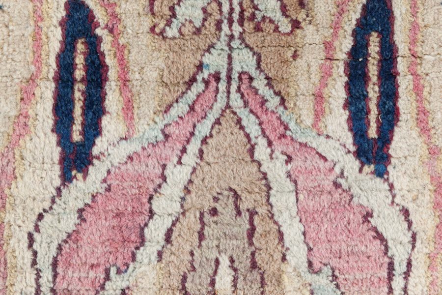 Antique Persian Khorassan Hand Knotted Wool Rug BB6588