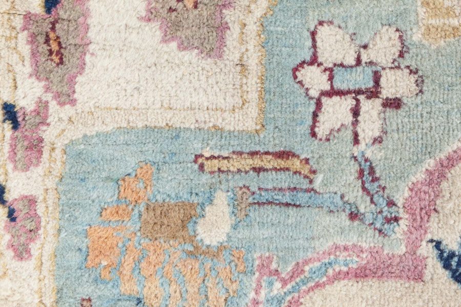 Antique Persian Khorassan Hand Knotted Wool Rug BB6588