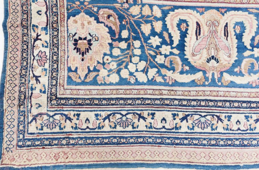 Antique Persian Khorassan Hand Knotted Wool Rug BB6588
