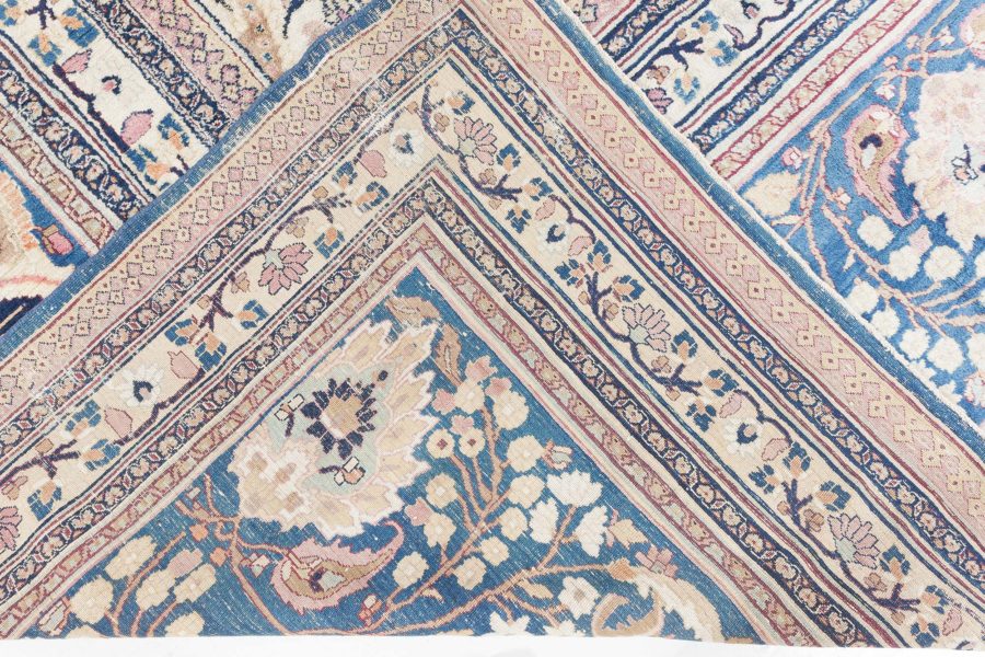 Antique Persian Khorassan Hand Knotted Wool Rug BB6588