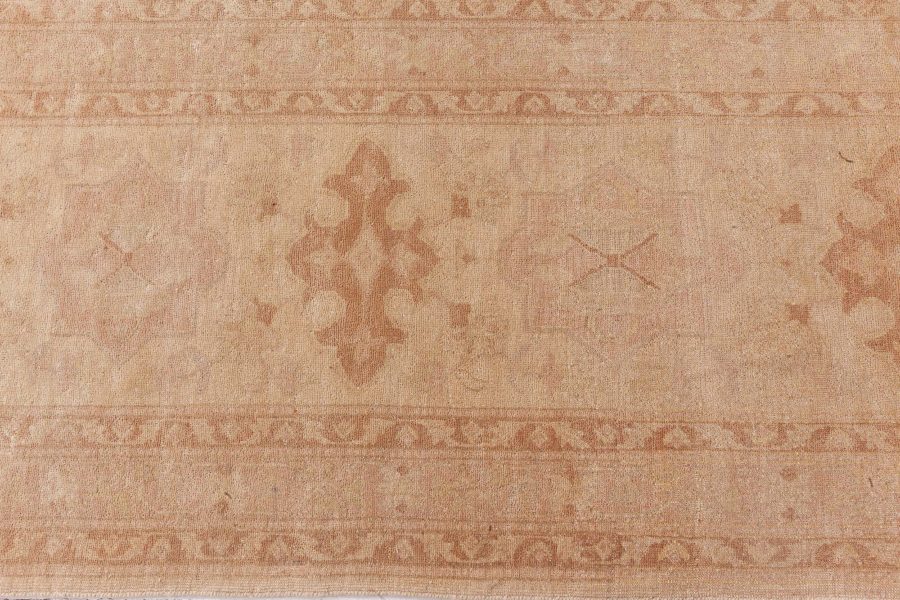 Doris Leslie Blau Collection Traditional Tabriz Inspired Beige Handmade Wool Rug N12779