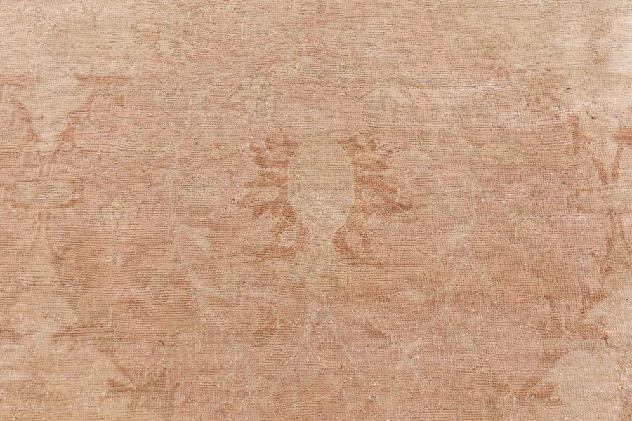 Doris Leslie Blau Collection Traditional Tabriz Inspired Beige Handmade Wool Rug N12779