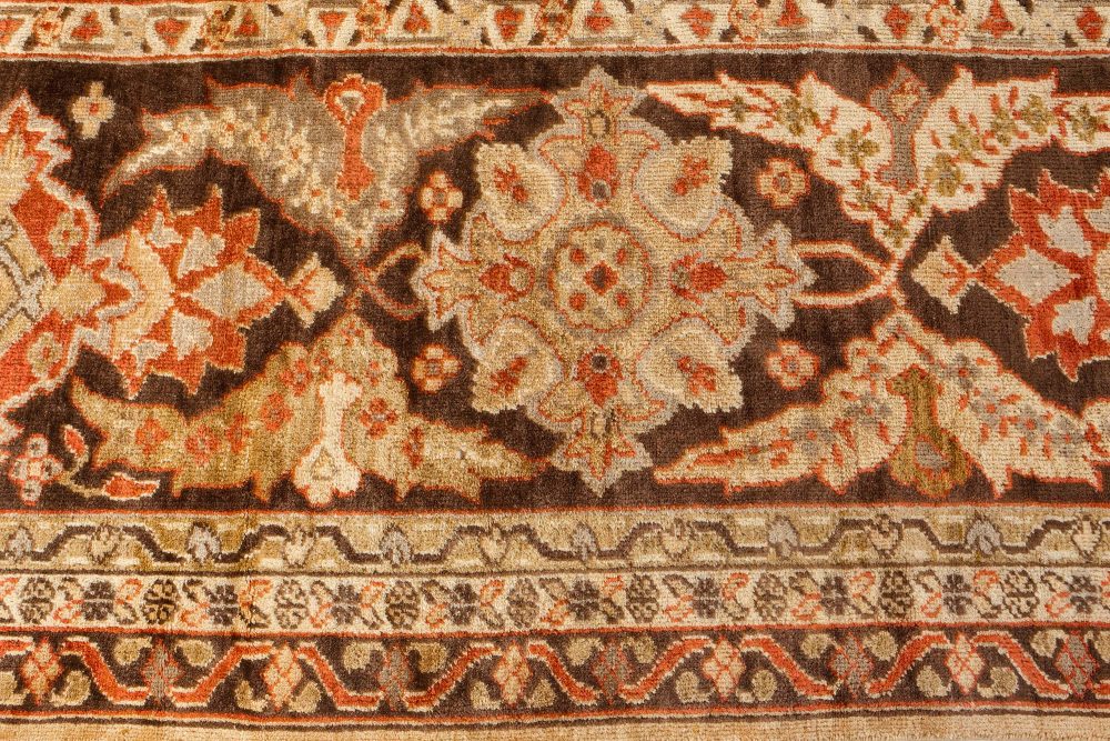 Authentic Persian Sultanabad Bold Multi-Color Handmade Wool Rug BB7202
