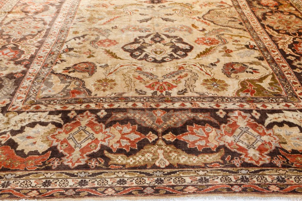 Authentic Persian Sultanabad Bold Multi-Color Handmade Wool Rug BB7202