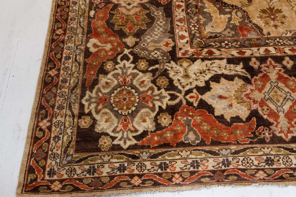 Authentic Persian Sultanabad Bold Multi-Color Handmade Wool Rug BB7202