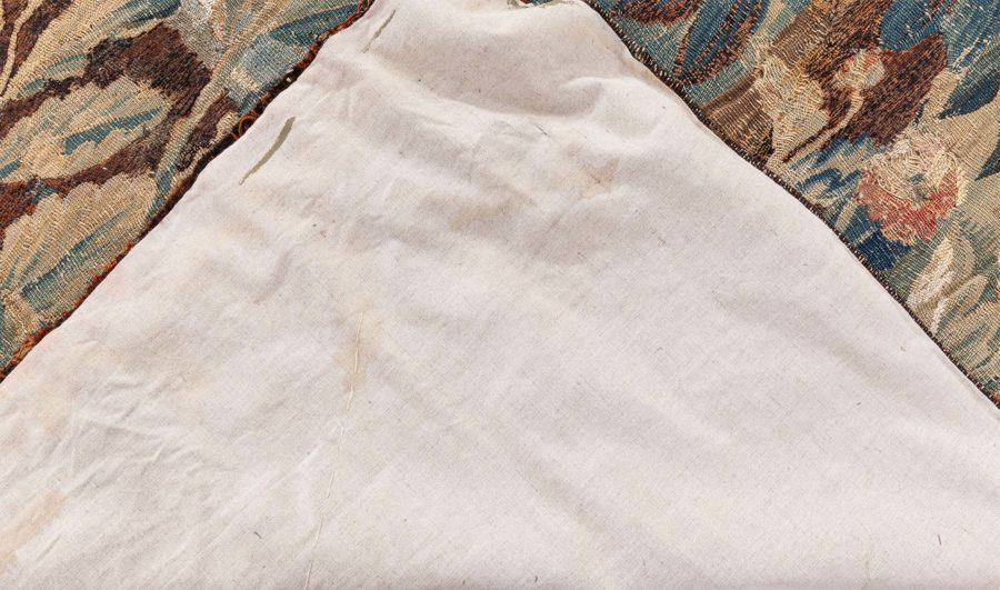 Authentic 18th Century Verdure Tapestry “Fragment” Rug BB6642