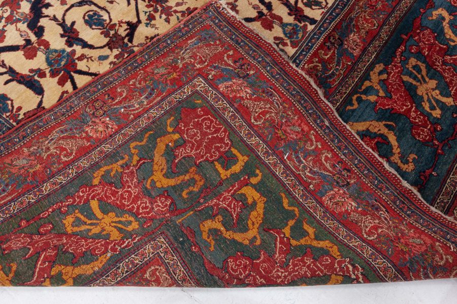 Authentic 19th Century Persian Bidjar Handmade Wool Carpet BB6671