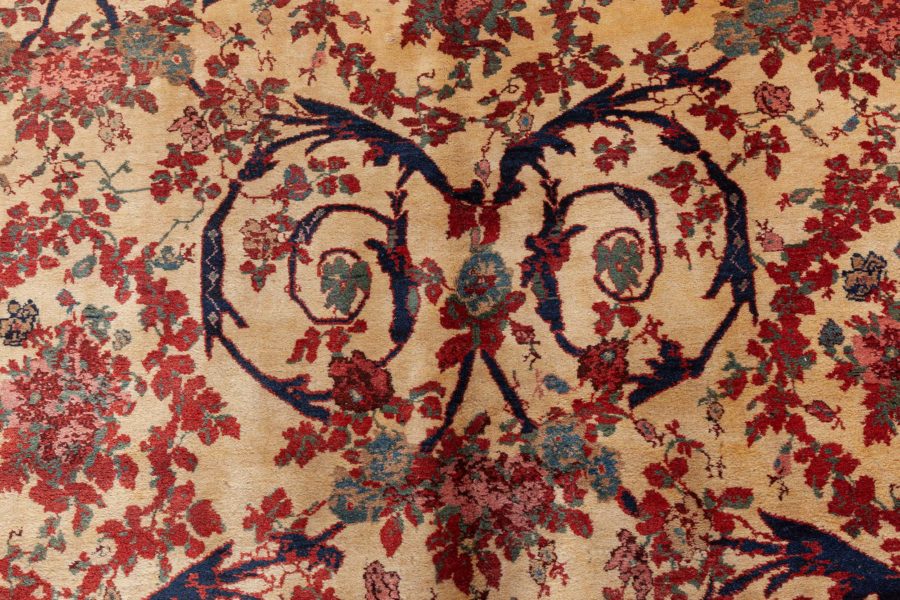 Authentic 19th Century Persian Bidjar Handmade Wool Carpet BB6671