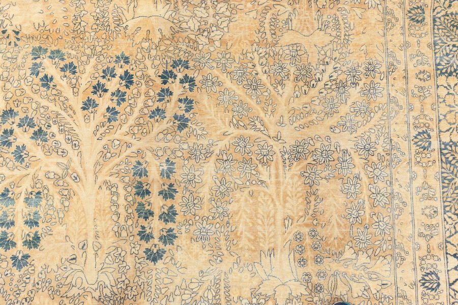 Authentic 19th Century Persian Kirman Carpet BB6696