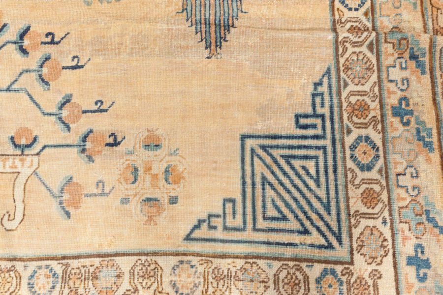 Fine Vintage Khotan “Samarkand” Handmade Wool Carpet BB6705