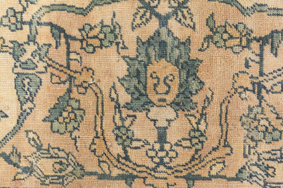 Authentic Early 20th Century Indian Handmade Rug BB6775