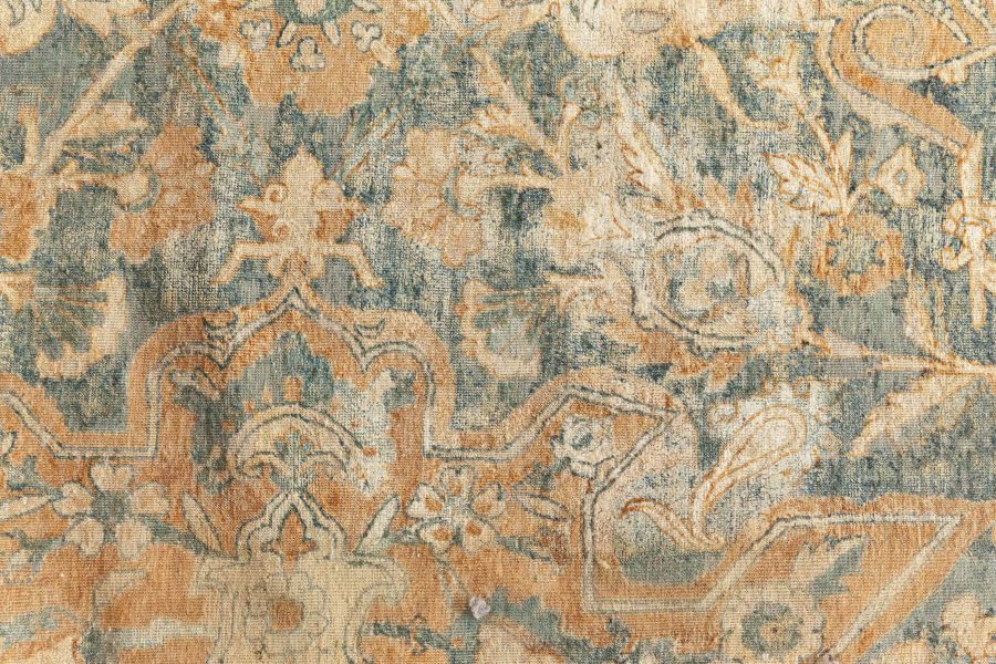 Fine Antique Persian Kirman Handmade Wool Rug BB6853