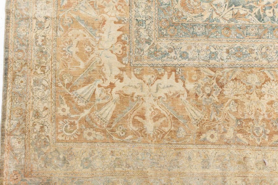 Fine Antique Persian Kirman Handmade Wool Rug BB6853