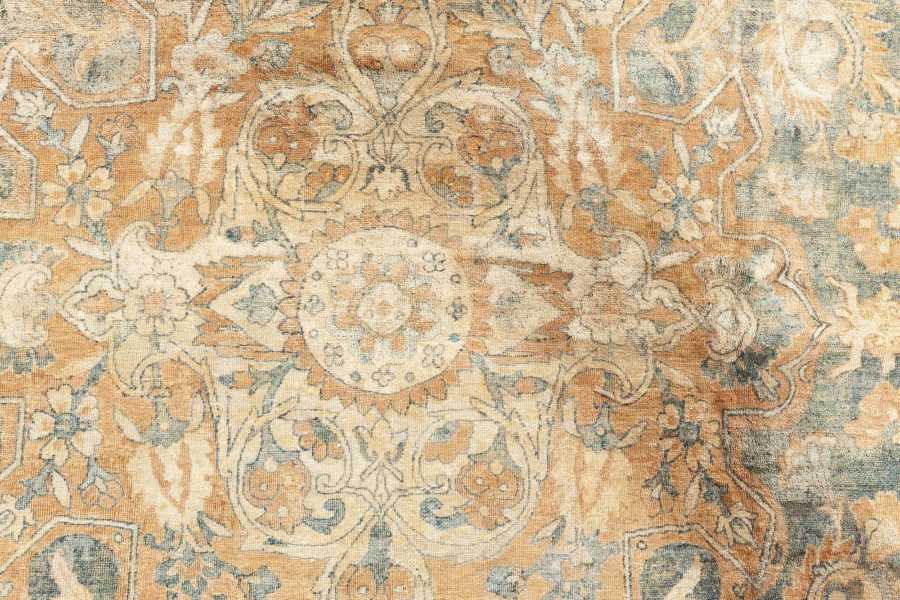 Fine Antique Persian Kirman Handmade Wool Rug BB6853