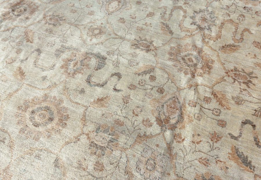 Antique North Indian Handmade Wool Rug BB6862
