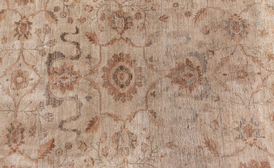 Antique North Indian Handmade Wool Rug BB6862
