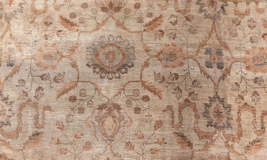 Antique North Indian Handmade Wool Rug BB6862