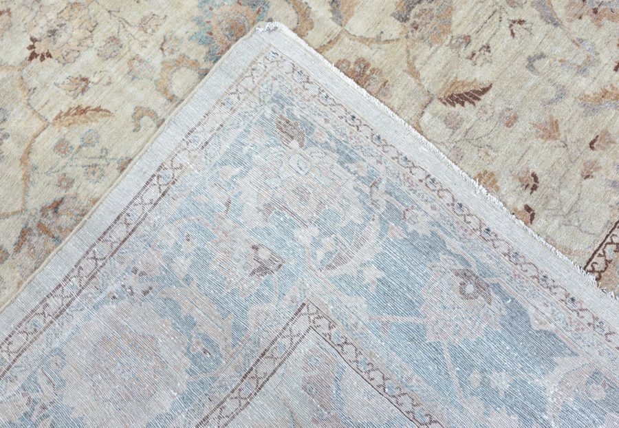 Antique North Indian Handmade Wool Rug BB6862