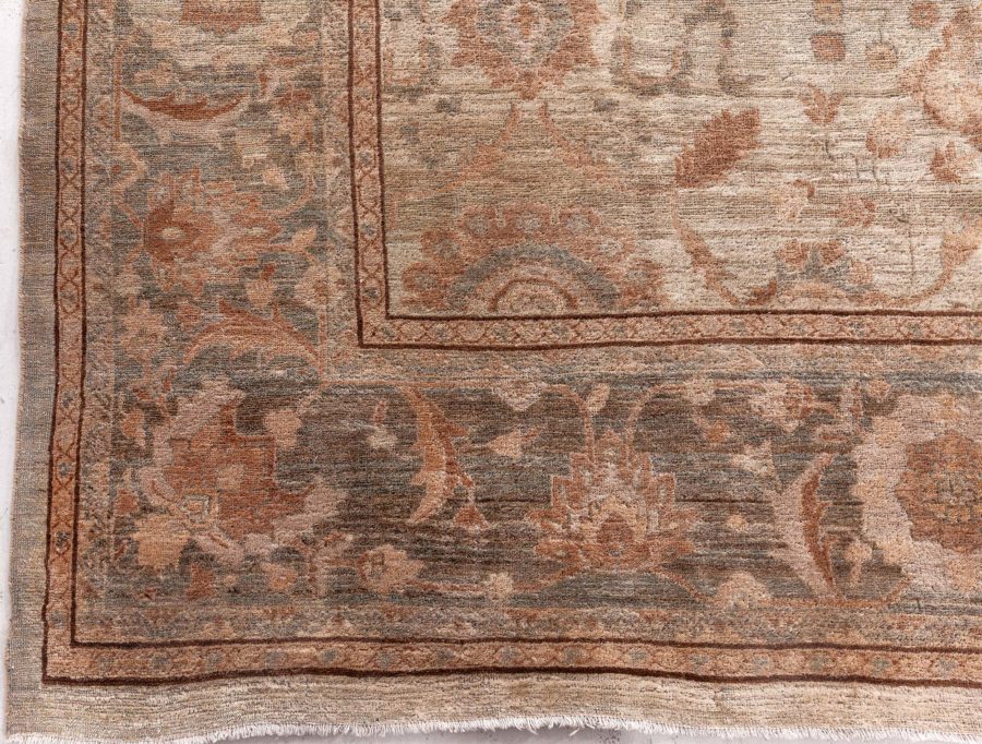Antique North Indian Handmade Wool Rug BB6862