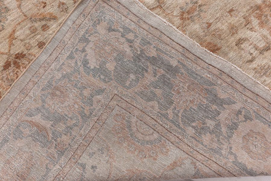 Antique North Indian Handmade Wool Rug BB6862