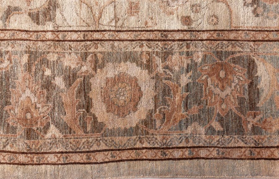 Antique North Indian Handmade Wool Rug BB6862