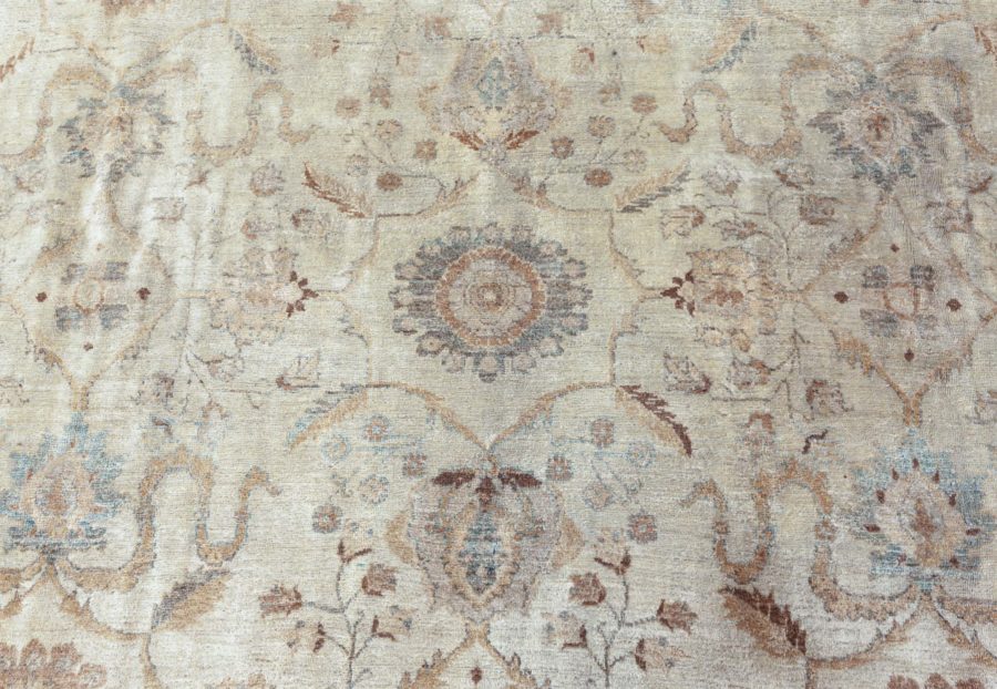Antique North Indian Handmade Wool Rug BB6862
