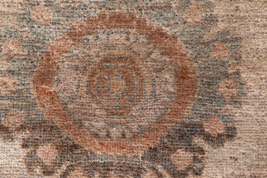 Antique North Indian Handmade Wool Rug BB6862