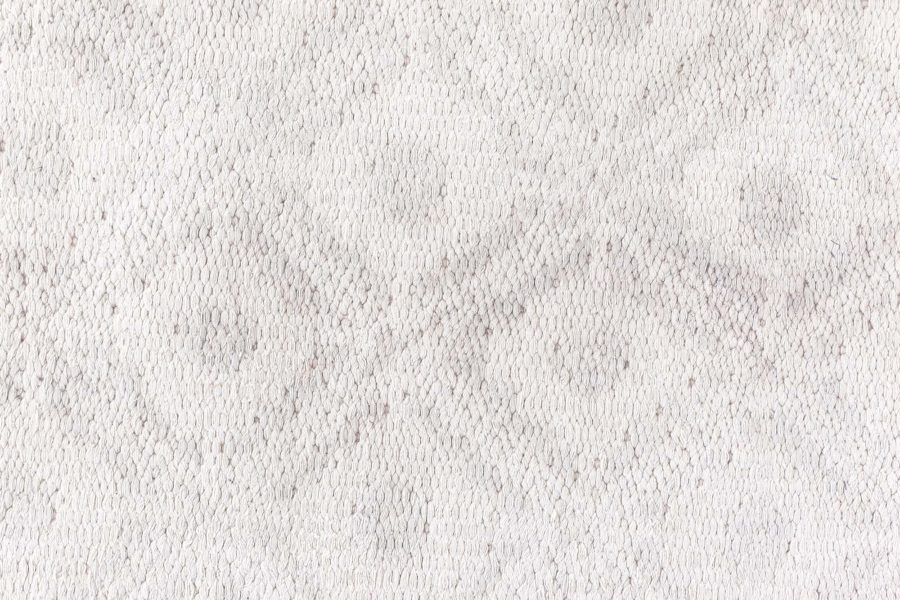 Mid-20th Century Indian Light Beige Handmade Cotton Runner BB6866
